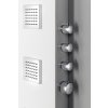 Polysan Spirit Square termostatický sprchový panel nástěnný 250 x 1550 mm bílá 81151