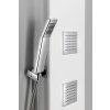 Polysan Spirit Square termostatický sprchový panel nástěnný 250 x 1550 mm bílá 81151