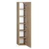 Aqualine Keramia Fresh koupelnová skříňka vysoká 25 x 140 x 20 cm dub platin 51127