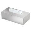 Gedy zásobník na papírové kapesníky 25 x 7,5 x 13 cm broušený 230838