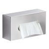 Gedy zásobník na papírové kapesníky 25 x 7,5 x 13 cm broušený 230838