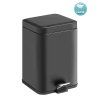 Gedy Argenta odpadkový koš 5l Soft Close černá 230914