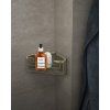 Gedy Smart rohová police do sprchy 20 x 8 x 15,1 cm bronz 2483-44