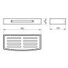Gedy Smart police do sprchy 30 x 12,8 cm chrom 2417