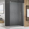 SanSwiss Ronal WALK-IN EASY 90 cm sprchová zástěna sklo Vertikální linie STR4P0905067