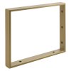 Sapho Podpěrná konzole 350 x 280 x 40 mm lakovaná ocel zlatá mat 1ks 30376