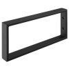 Sapho Podpěrná konzole 350 x 150 x 40 mm lakovaná ocel černá mat 1ks 30365