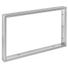 Sapho Podpěrná konzole 490 x 330 x 40 mm ocel chrom 1 ks 30374