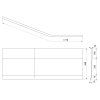 Polysan TIGRA R 170 panel čelní, černá mat 90812.21