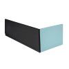 Polysan COUVERT panel čelní 170 x 52 cm černá mat levý 72859.21