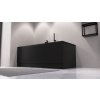 Polysan COUVERT panel čelní 170 x 52 cm černá mat levý 72859.21