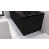 Polysan COUVERT panel čelní 170 x 52 cm černá mat levý 72859.21