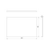 Polysan PLAIN panel boční 90 x 59 cm černá mat 72714.21