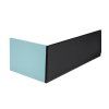 Polysan PLAIN panel čelní 180 x 59 cm černá mat pravý 72804.21