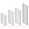 25308 koupelnovy radiator perth bila barva