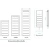 25622 koupelnovy radiator glasgow bila barva