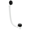 Polysan Vanová souprava bez napouštění click-clack délka 1200 mm zátka 72 mm černá mat 71858.21