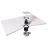 Polysan Treneca vaničkový sifon průměr otvoru 90 mm DN40 krytka béžová mat 84999.81