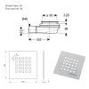 Polysan Treneca vaničkový sifon průměr otvoru 90 mm DN40 krytka béžová mat 84999.81