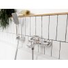 Novaservis Metalia 54 vanová baterie bez příslušenství 150 mm chrom 54021/1,0
