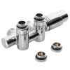 Bruckner Wicher COMBI připojovací sada termostatická pro středové připojení 50 mm chrom 600.331.1