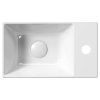 GSI KUBE X keramické umyvadlo 40 x 23 cm pravé/levé bílá ExtraGlaze 9484111