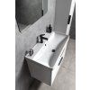 Aqualine Zen umyvadlo nábytkové 80 x 45 cm s otvorem pro baterii s přepadem keramické bílá 3080