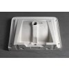 Aqualine Zen umyvadlo nábytkové 60 x 45 cm s otvorem pro baterii s přepadem keramické bílá 3060