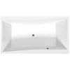 Polysan Quest vana obdélníková 190 x 100 cm akrylátová bílá 78531