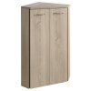Aqualine Keramia Fresh koupelnová doplňková skříňka rohová 35 x 78 x 35 cm dub platin 50323