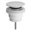 Bruckner umyvadlová výpust 5/4 click-clack velká zátka 4-45 mm plast bílá 151.308.0