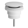 Bruckner umyvadlová výpust 5/4 click-clack velká zátka 4-45 mm plast bílá 151.308.0