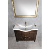 Aqualine Zara koupelnové umyvadlo 99,5 x 46,5 cm s otvorem pro baterii keramické bílá 10100