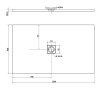 Polysan Flexia sprchová vanička 150 x 90 cm s možností úpravy rozměru litý mramor béžová matná 72898.81
