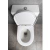 Bruckner Leon wc kombi mísa s nádržkou Rimless spodní zadní odpad keramika bílá 201.437.4
