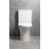 Bruckner Leon wc kombi mísa s nádržkou Rimless spodní zadní odpad keramika bílá 201.437.4