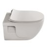 Sapho Brilla závěsná wc mísa 36,5 x 53 cm Rimless keramika latte mat 100614-114