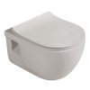 Sapho Brilla závěsná wc mísa 36,5 x 53 cm Rimless keramika latte mat 100614-114