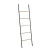 Gedy Kenta sušák ručníků na opření 450 x 1610 x 21 mm černá bambus 303141