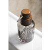 Sapho Figo dávkovač mýdla na postavení 300 ml kouřové sklo dřevo 08387
