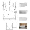 29097 volne stojici vana denaya cernabila sifon se sterbinovym prepadem