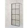 15297 walk in sprchovy kout albox black