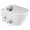 Alcaplast AM102/1120 Jádromodul komplet do bytových jader se závěsným WC RIMLESS Sapho AVVA 100315 s integrovanou baterií a bidetovou sprškou