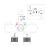 28613 sprchovy a vanovy set set venetoeasy push 10 chrom