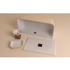 Polysan Banera Square umyvadlo na desku 50 x 36 cm litý mramor bílá béžová mat 14596.82