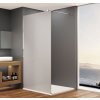 Bruckner Spitza walk-in sprchová zástěna 100 x 200 cm chrom matné sklo 750.102.1