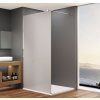 Bruckner Spitza walk-in sprchová zástěna 80 x 200 cm chrom matné sklo 750.082.1