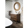 Sapho Retro koupelnová skříňka pod umyvadlo 83,5 x 80 x 43 cm masiv buk hnědá 1630