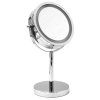 Ridder Daisy kosmetické zrcátko na postavení LED 150 mm oboustranné chrom 03111000