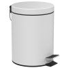 Aqualine Simple Line odpadkový koš kulatý 5l bílá matná 28105